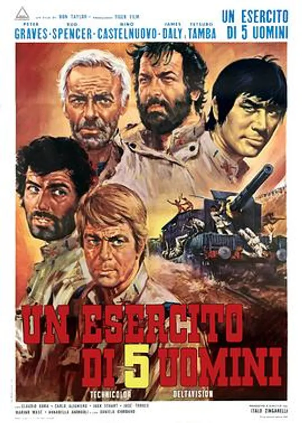 亡命五杰 Un esercito di 5 uomini