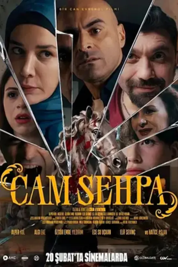 咖啡桌 Cam Sehpa